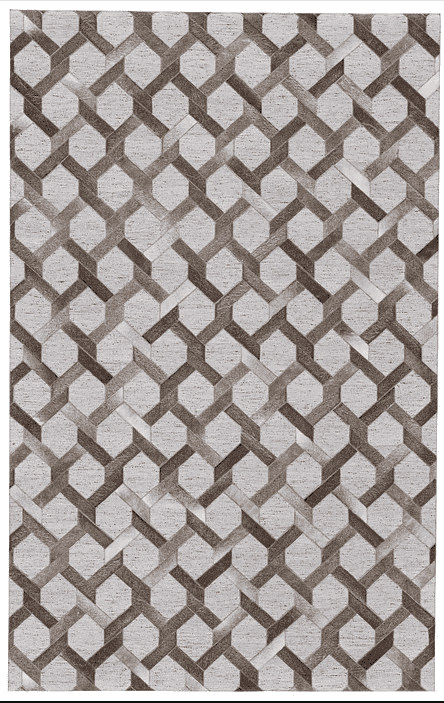 Fannin 0752F Ivory-Silver Pattern Elegant Geometric Pattern In Ivory And Silver Tones, Perfect For Modern And Contemporary Decor.