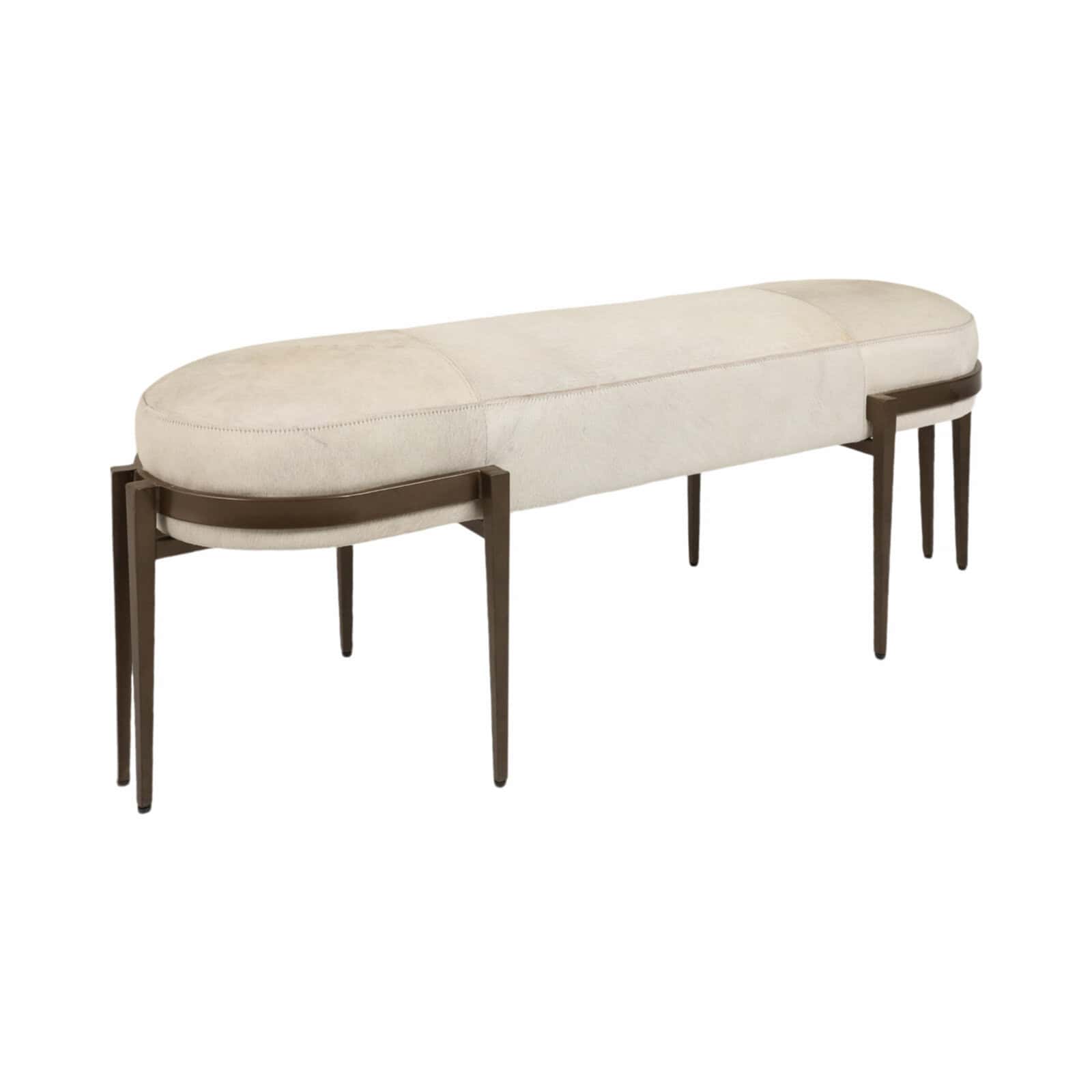 Ev19688__68063.1735078761 55&Amp;Quot; Marellla Hair On Hide Bench - Image 1