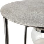 23" Chena Silver Hourglass Table - Image 4