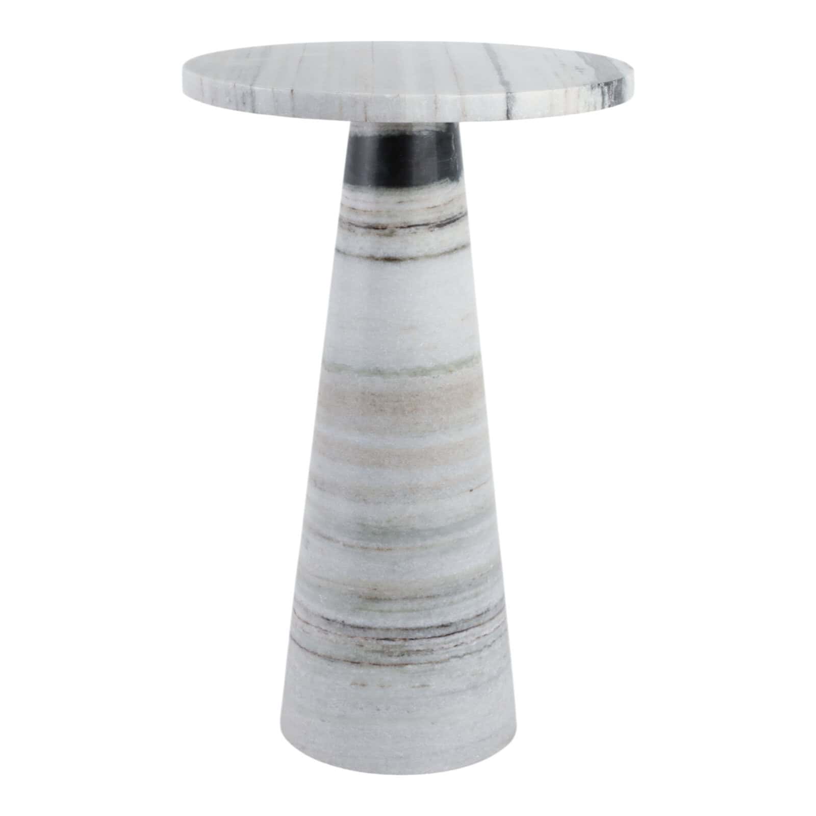 Ev21143-01__27086.1731958823 22&Amp;Quot; Panda Stone Marble Accent Table, Multi - Image 1