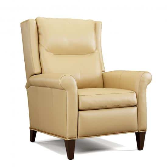L45Sammx_V06_Destin_Ecru_White-3-4 Recliner L45Sammx - Image 1