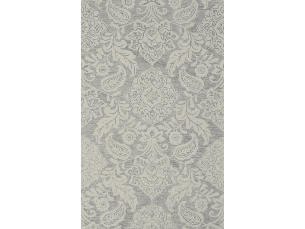 Elegant Taupe and Ivory patterned area rug, Belfort 8776F, featuring intricate floral and geometric designs, perfect for enhancing living room or bedroom decor.