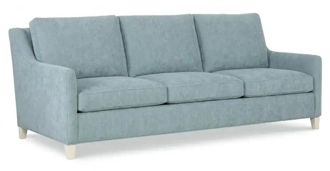 Jada Long Sofa In Light Blue Fabric Modern Jada Long Sofa With Three Cushions And Light Blue Upholstery, Ideal For Living Rooms, From Swann'S Furniture &Amp;Amp; Design In Tyler, Texas.