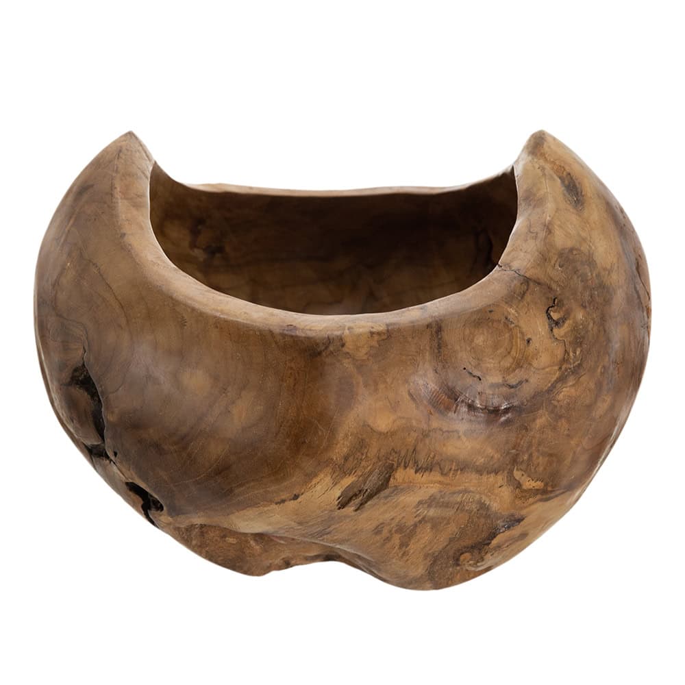 78342 11.8X11.8X10.6&Amp;Quot; Teak Bowl - Image 1