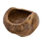 11.8x11.8x10.6" Teak Bowl - Image 4