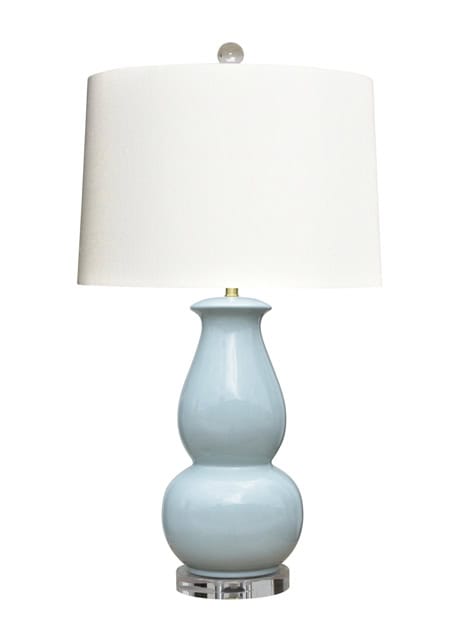 Lppb1017F Lppb1017F Porcelain Palladian Blue Gourd Lamp - Image 1