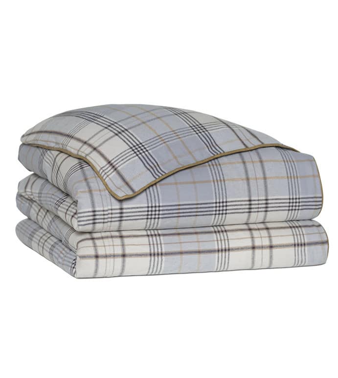 Dvq-392-1B Magnus Steel Super Queen Duvet Cover And Comforter - Image 1