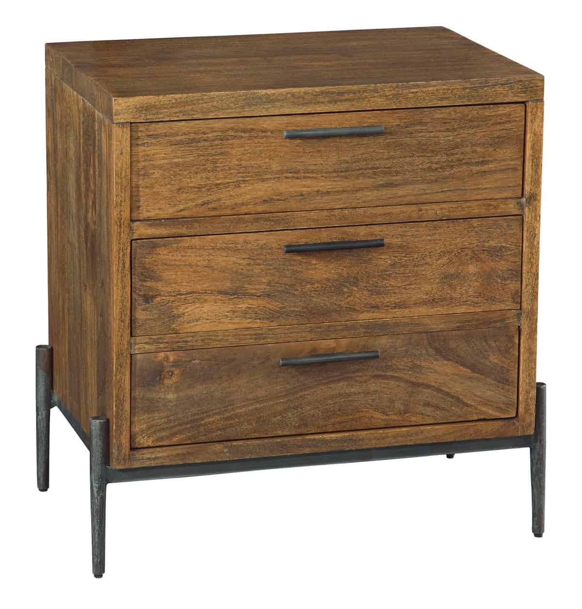 Ri2Xkcbebrdxtucmd78D_1200X Bedford Park Three Drawer Nightstand - Image 1