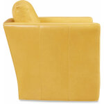 Miles Leather Swivel Chair - Image 3
