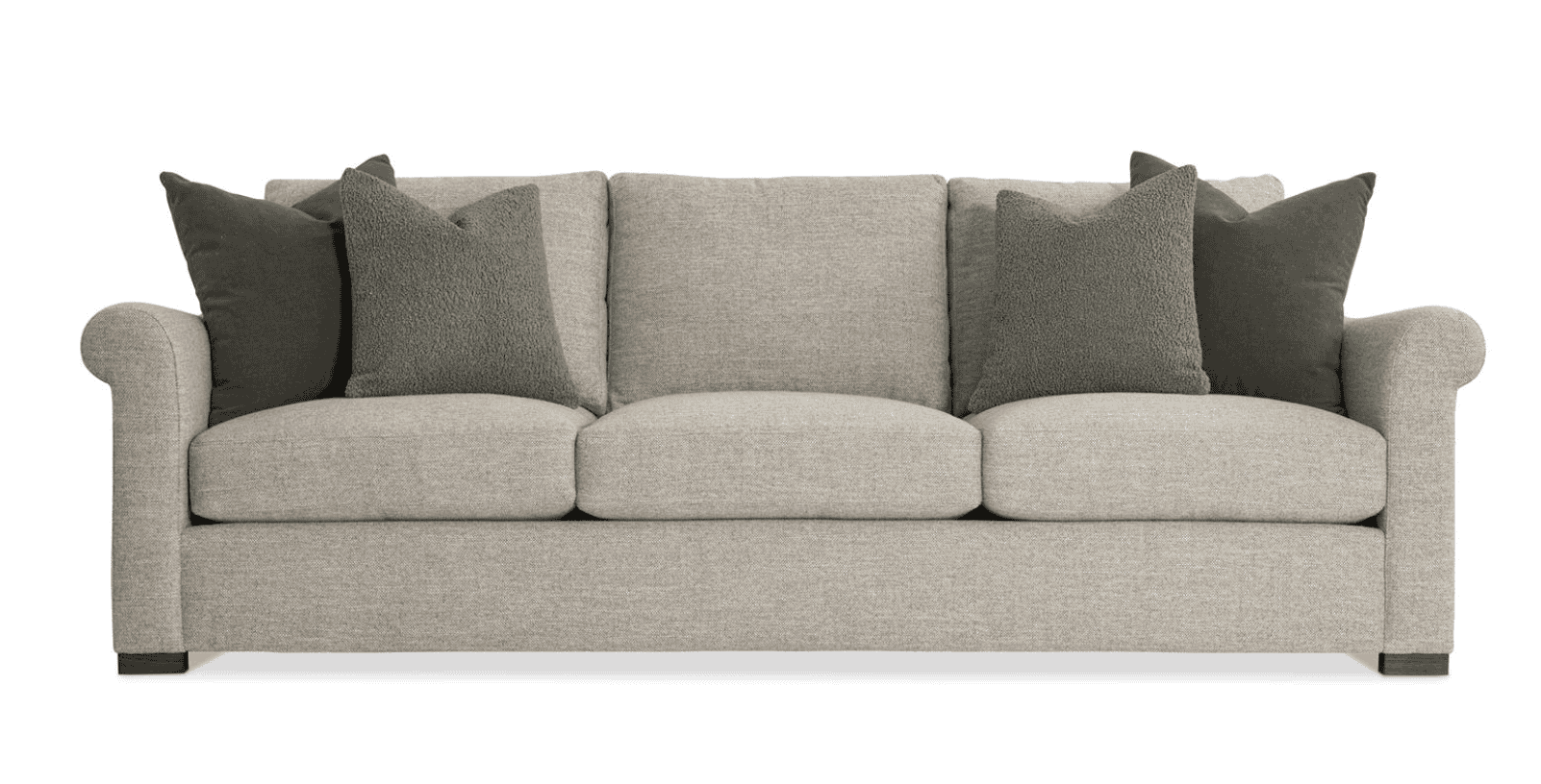 Elegant Beige Sofa With Multiple Dark Gray Accent Pillows, Perfect For Modern Living Rooms, Showcasing Quality Furniture At Swann'S Furniture &Amp;Amp; Design In Tyler, Texas. An Inviting Beige Fabric Sofa Accented With Dark Pillows, Ideal For Living Room Comfort And Style. This Furniture Piece Showcases Quality Craftsmanship From Swann'S Furniture &Amp;Amp; Design, Serving Tyler, Texas.