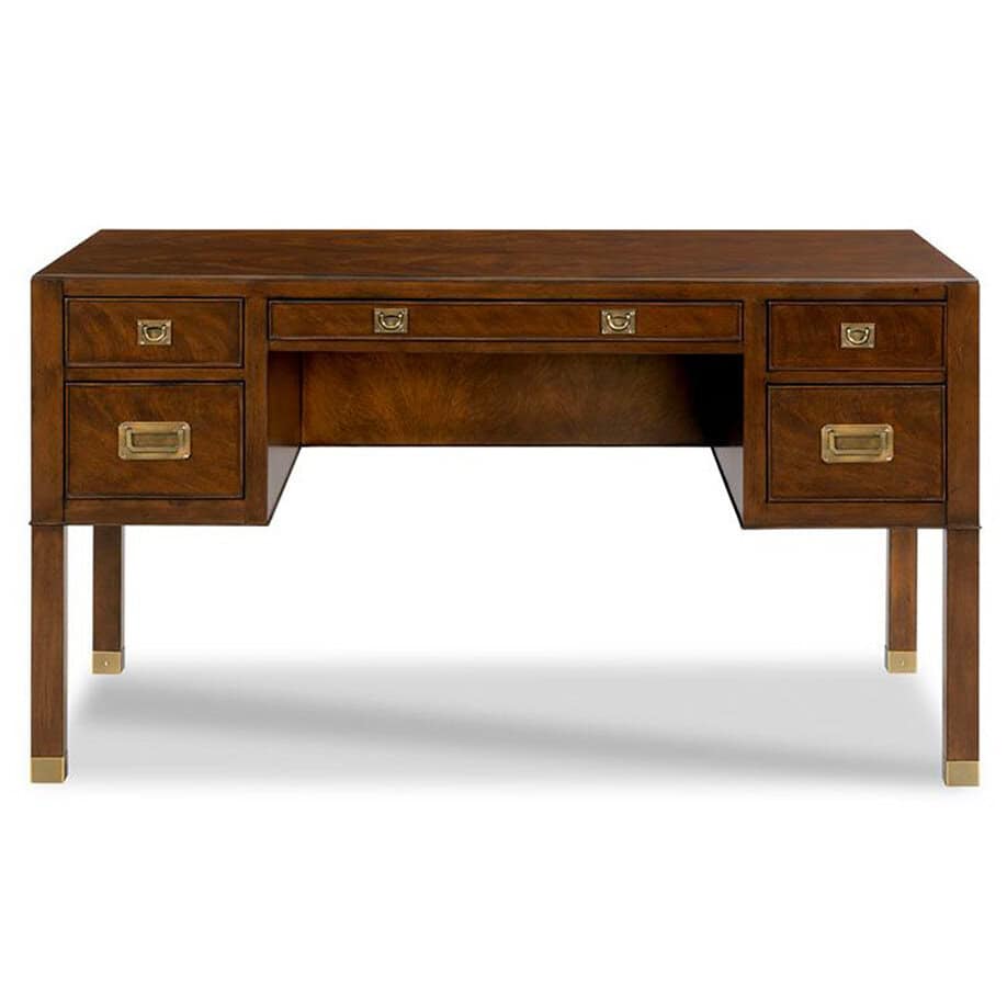 Grenville Desk - Swann'S Furniture Elegant Wooden Grenville Desk With Multiple Drawers, Perfect For Office Or Study, Showcasing Quality Craftsmanship And Classic Design From Swann'S Furniture In Tyler, Texas.