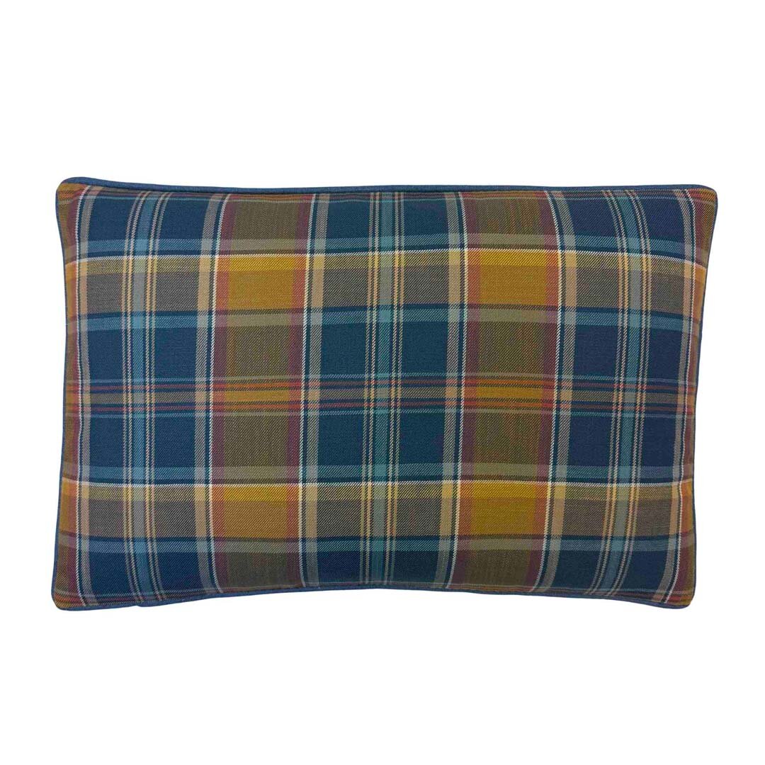Labor Day Items Trendy Plaid Brookside Pillow 16 X 24 - Image 1
